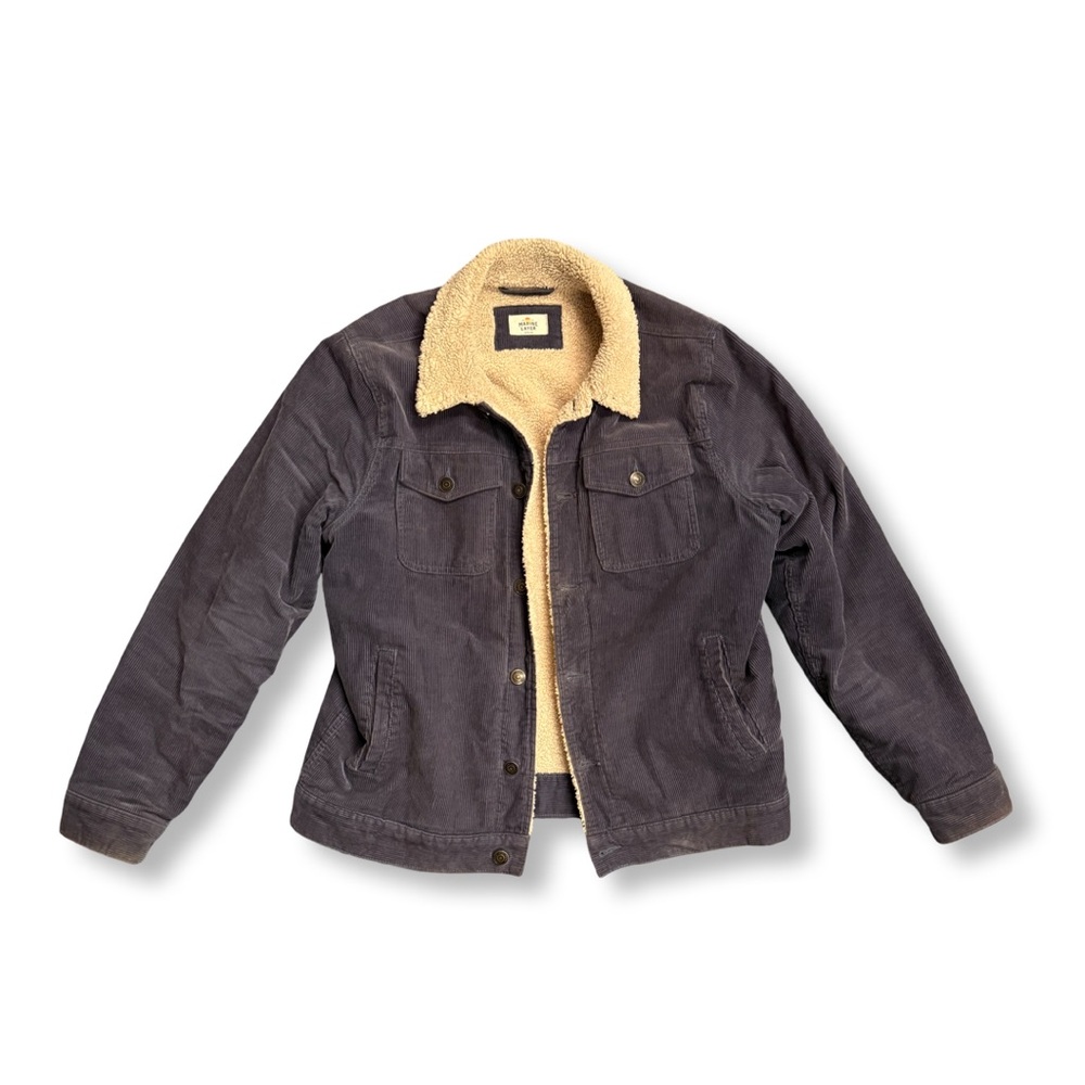 Marine Layer Corduroy Jacket with Sherpa Collar